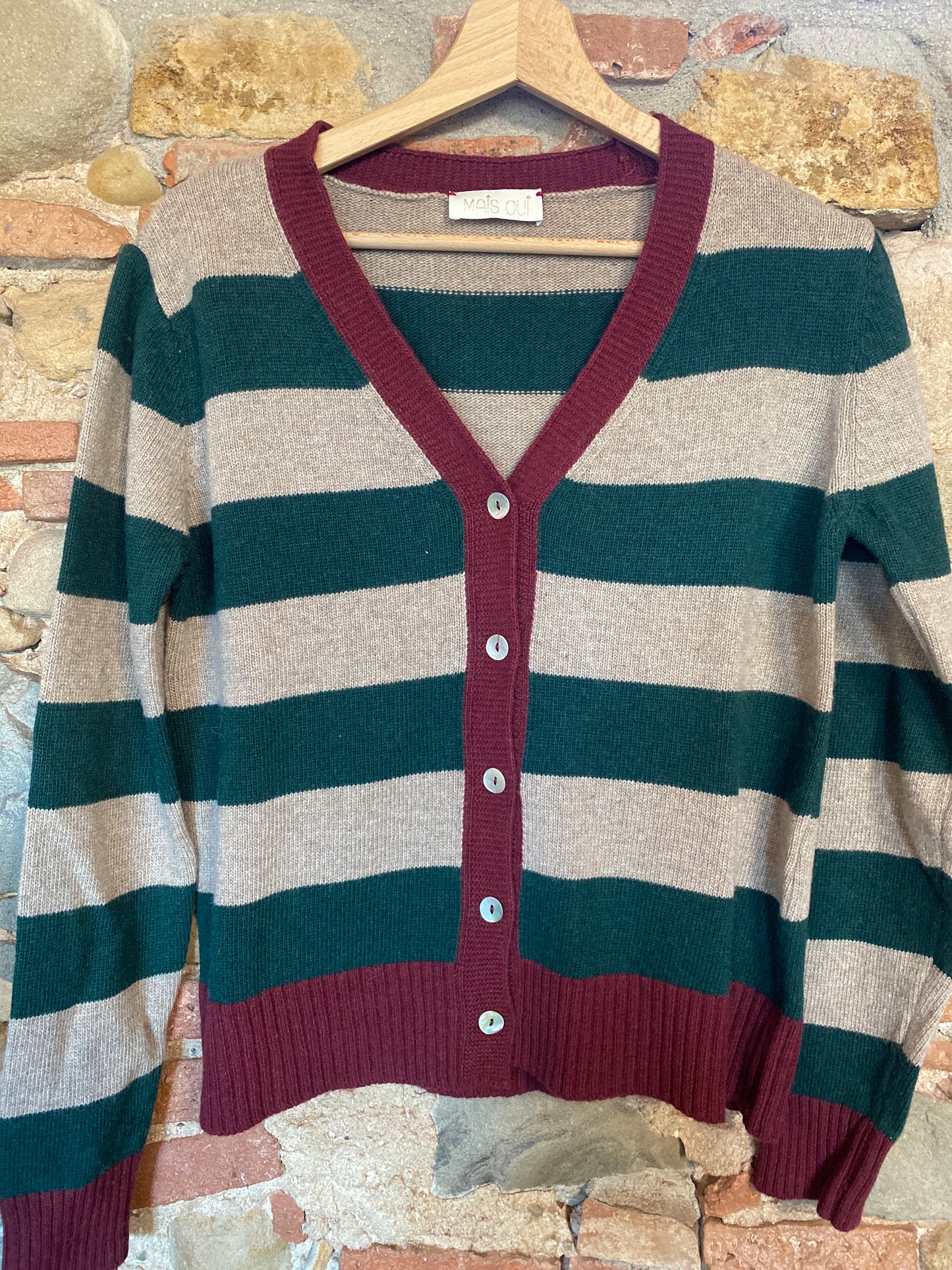 Cardigan Gully grey verde