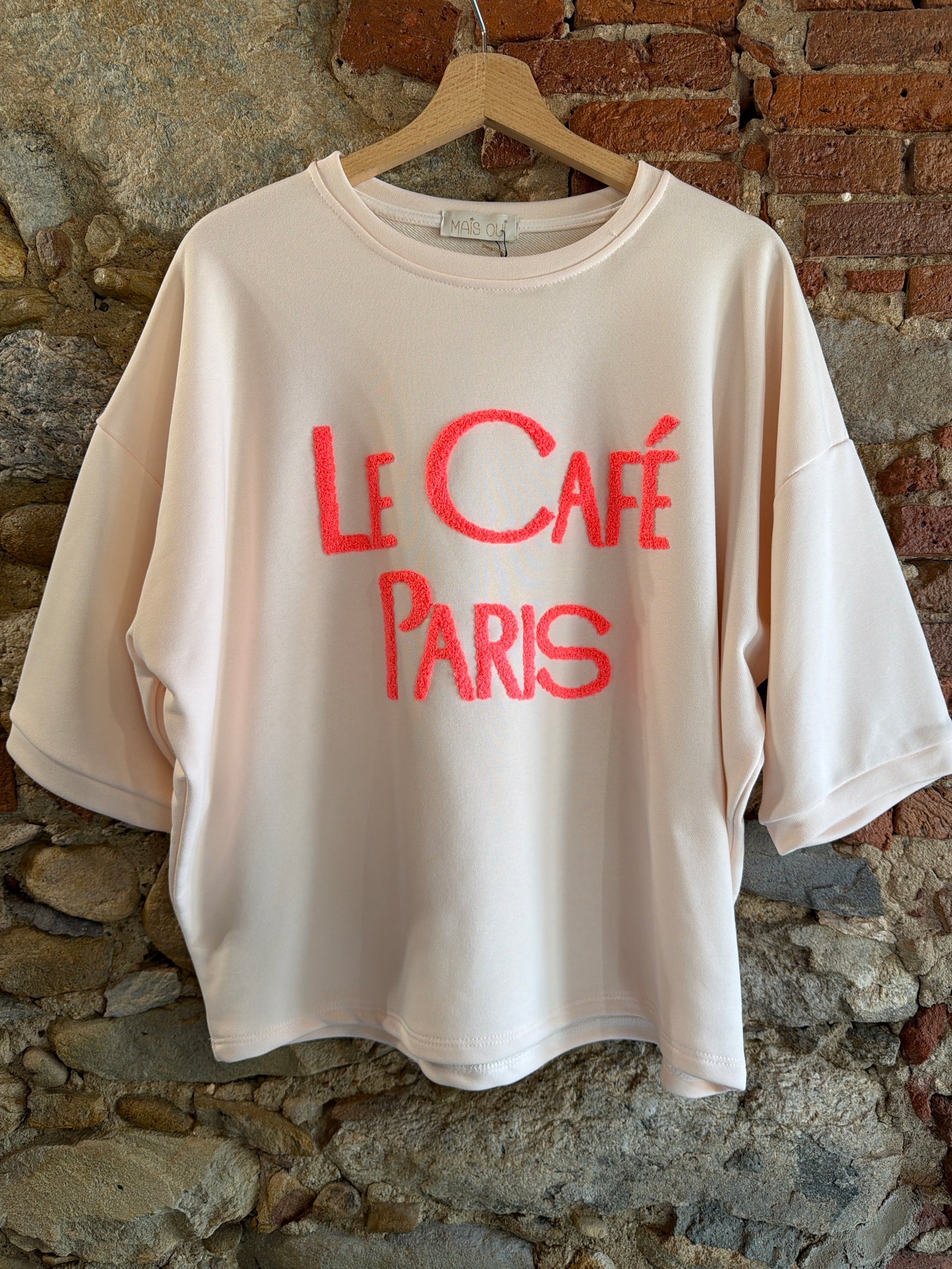 Felpa Le Café Paris cipria
