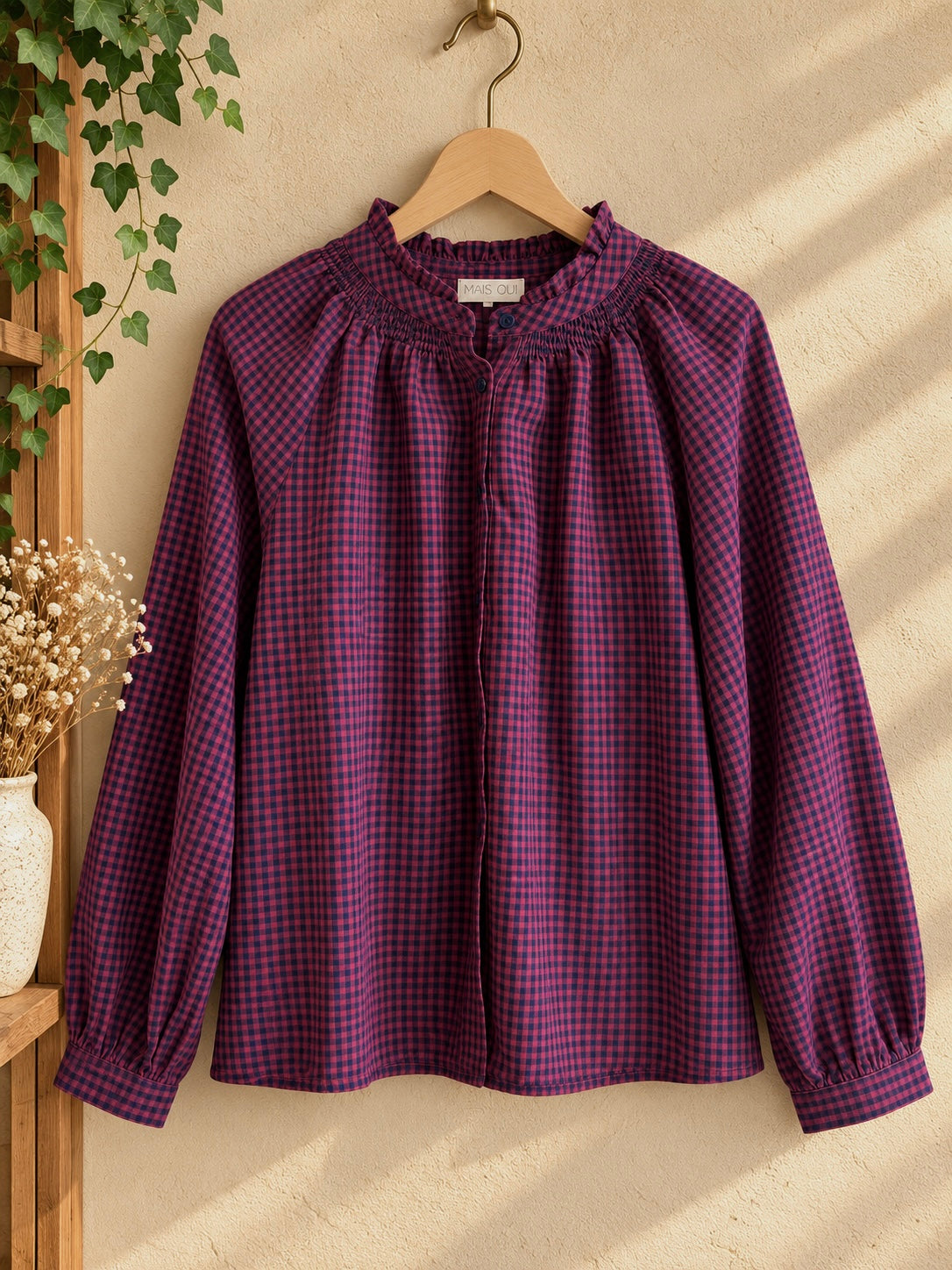 Camicia Vicky Wine
