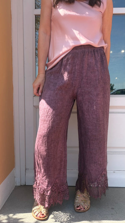 Pantalone Dustin prugna