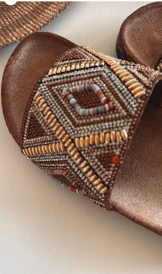 Ciabatta Clothè camel
