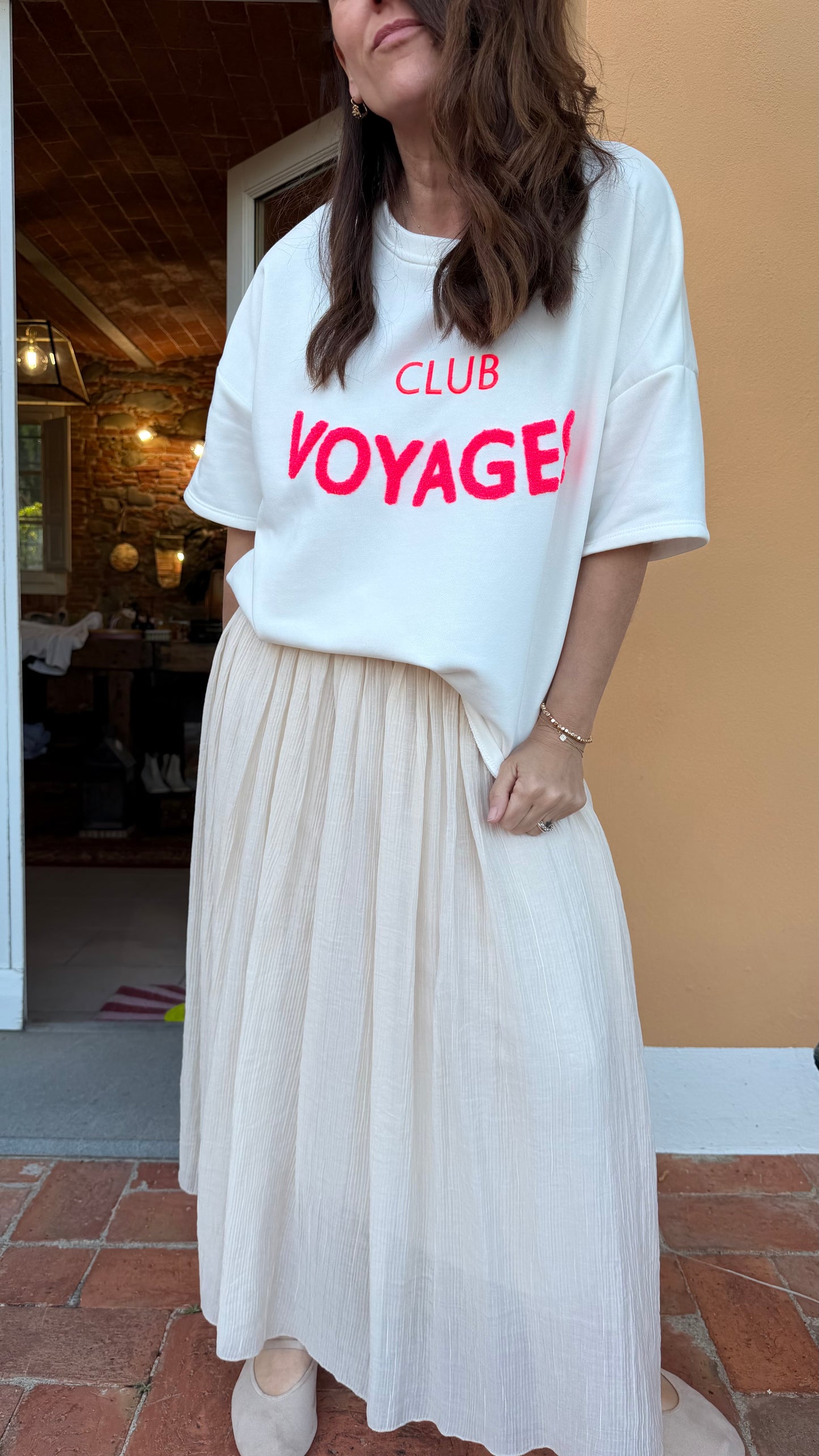 Felpa CLUB Voyages white