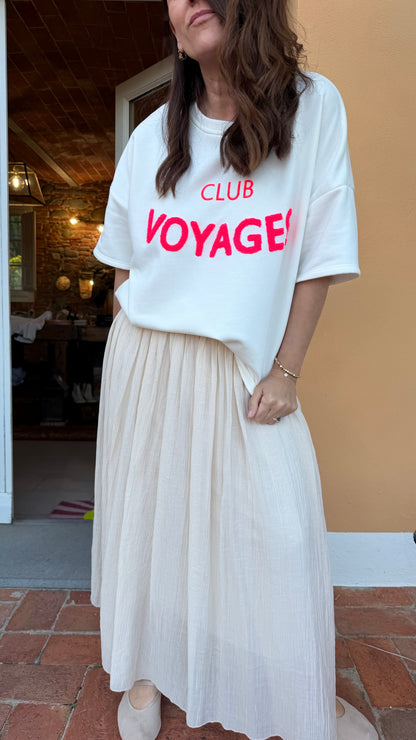 Felpa CLUB Voyages white