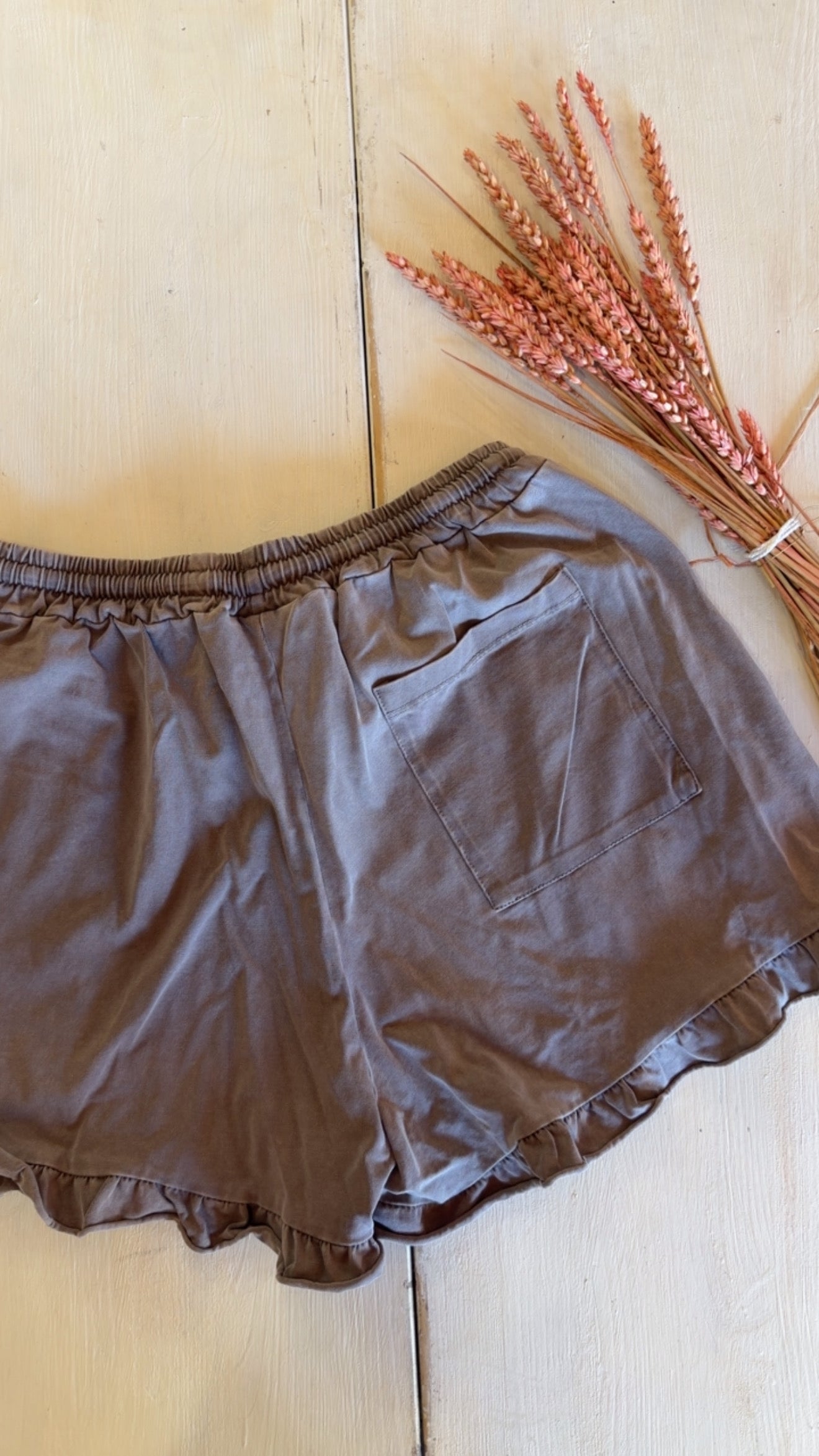 Pantaloncino Simon choco delavè