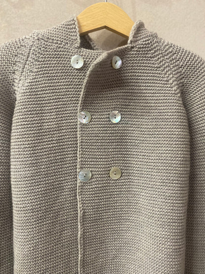 Cappottino Philippe Lana merino colore tortora