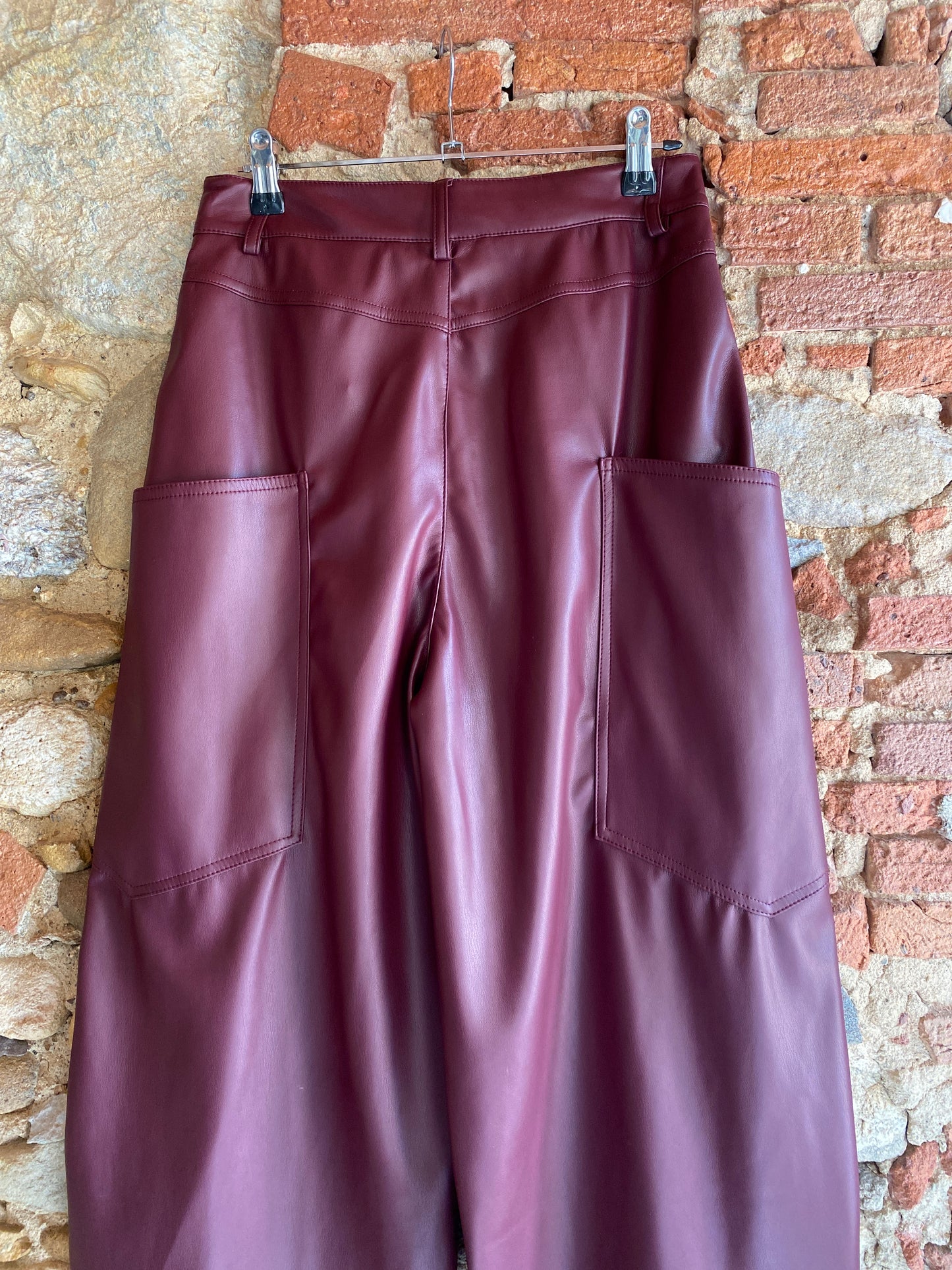 Pantalone Cargo burgundy