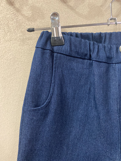 Pantaloni in denim colore blu