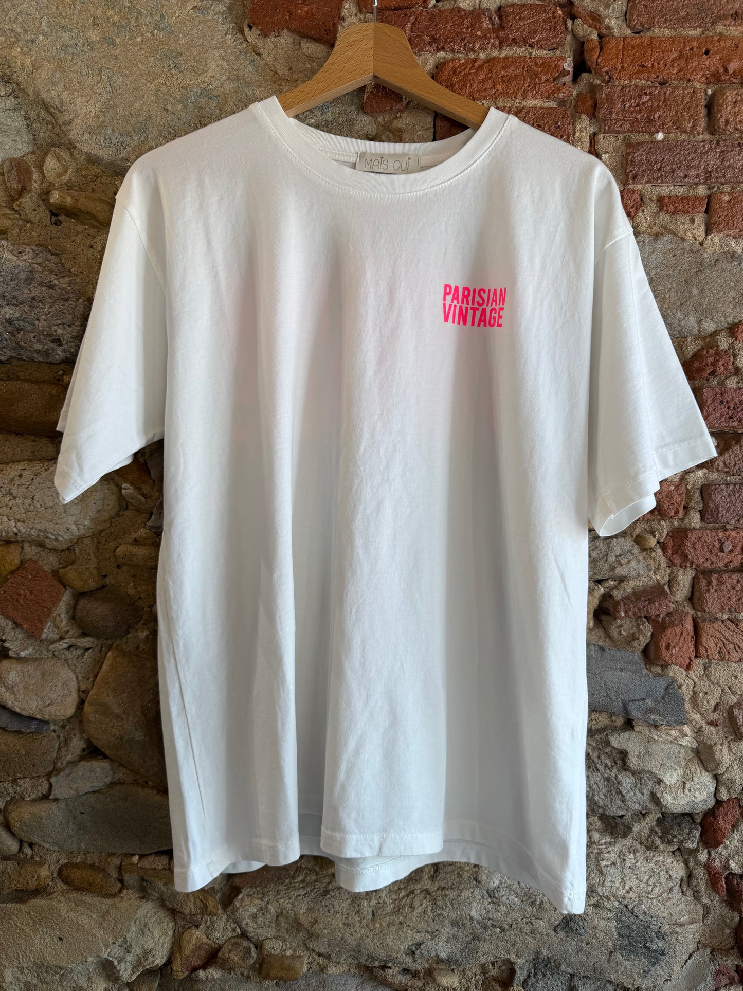 T-Shirt Parisian Vintage white