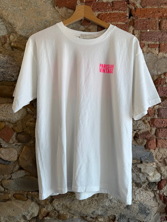 T-Shirt Parisian Vintage white