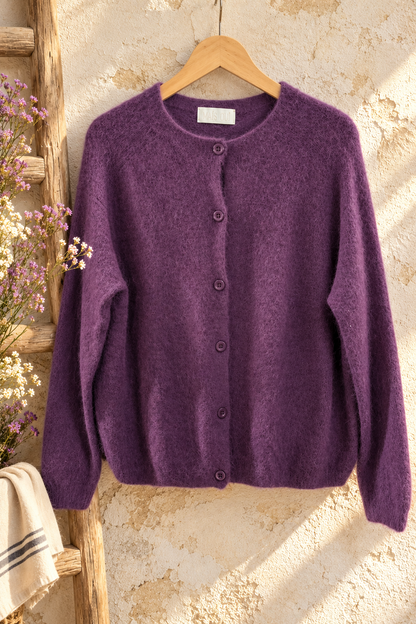Cardigan Linette Melanzana