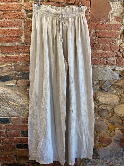 Pantalone Nora gesso
