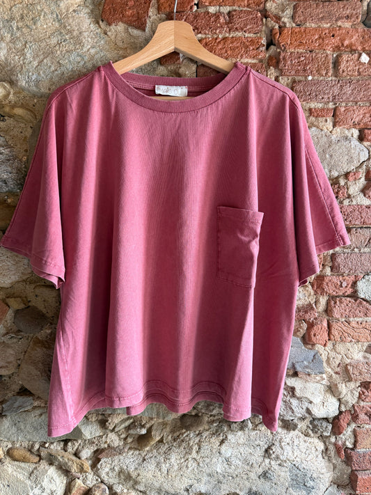 T-shirt Dora lampone