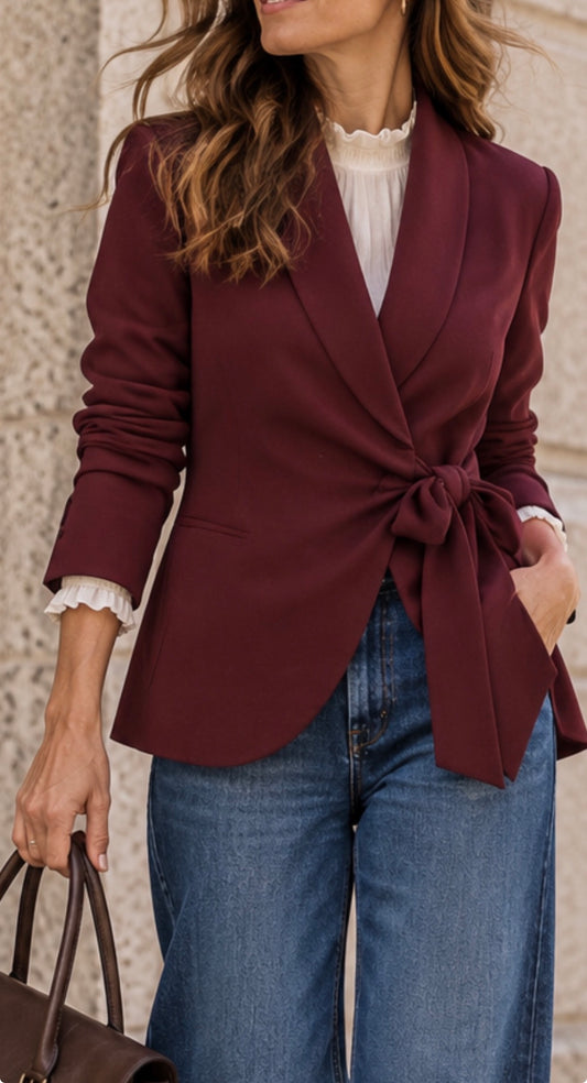 Giacca Tessa Burgundy