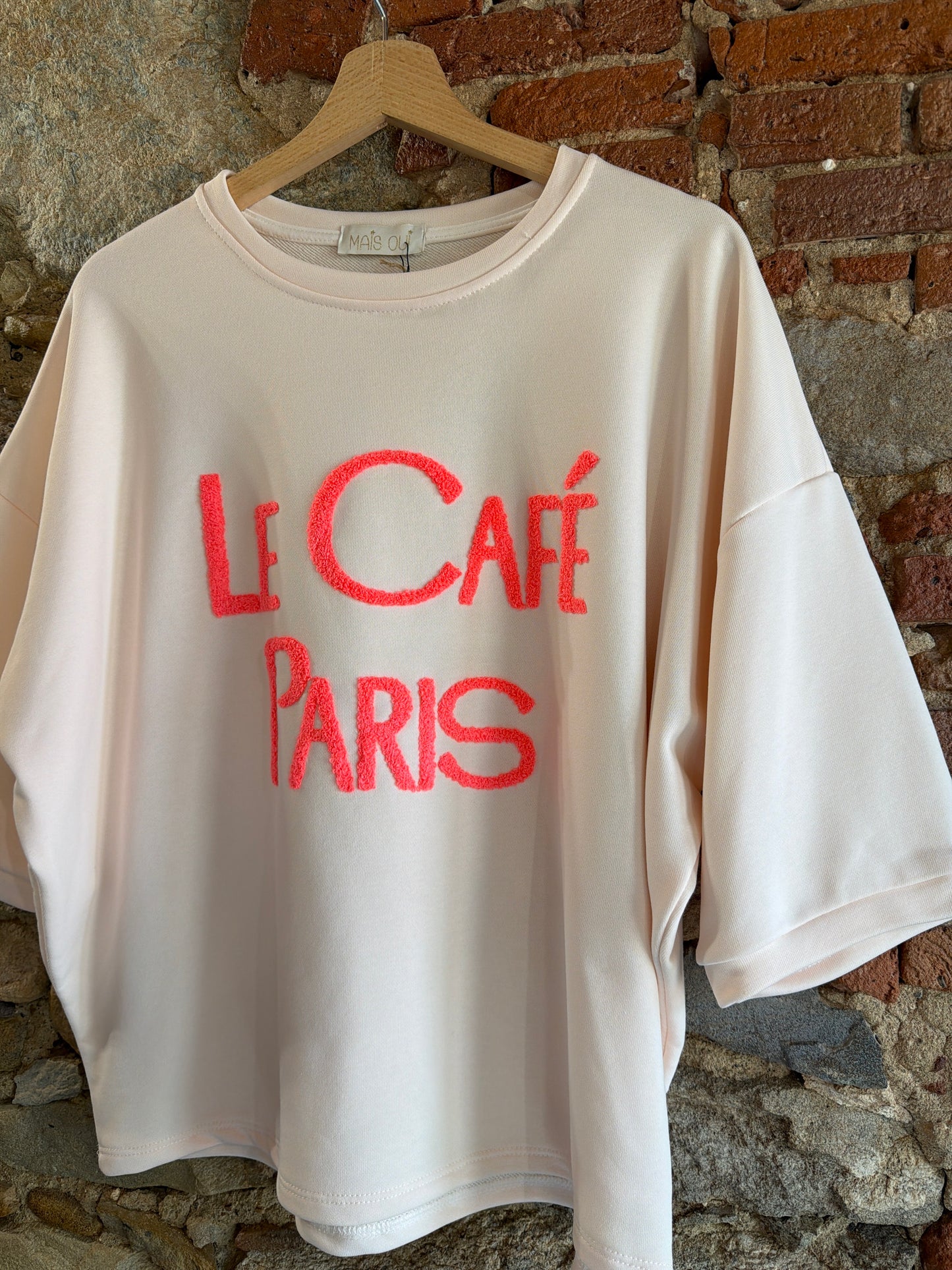 Felpa Le Café Paris cipria