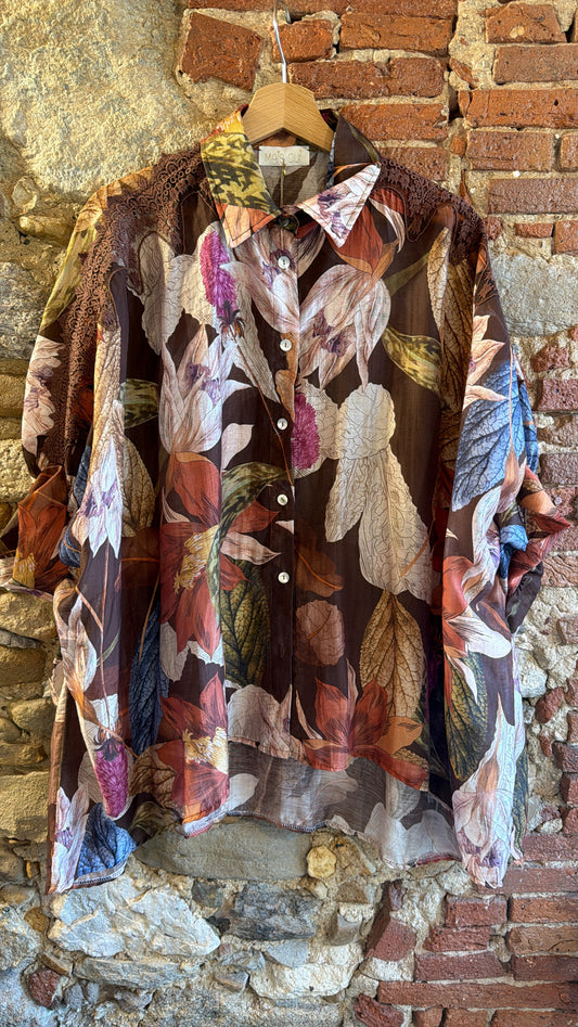 Camicia Iris brown