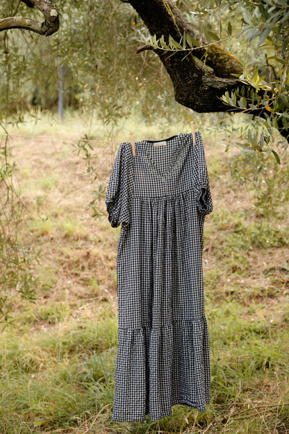 Abito Pic-nic check navy