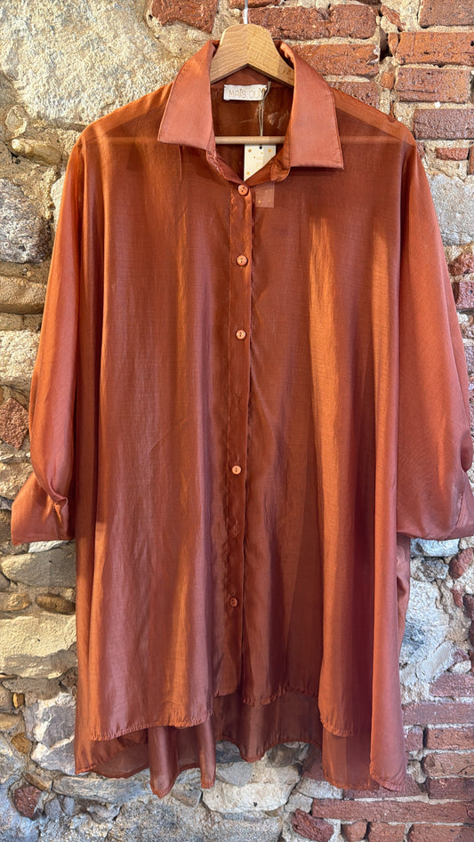 Camicia Elisabeth ruggine