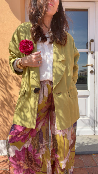 Blazer Odette verde pistacchio