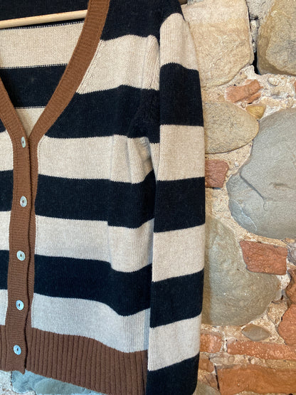 Cardigan Gully beige black