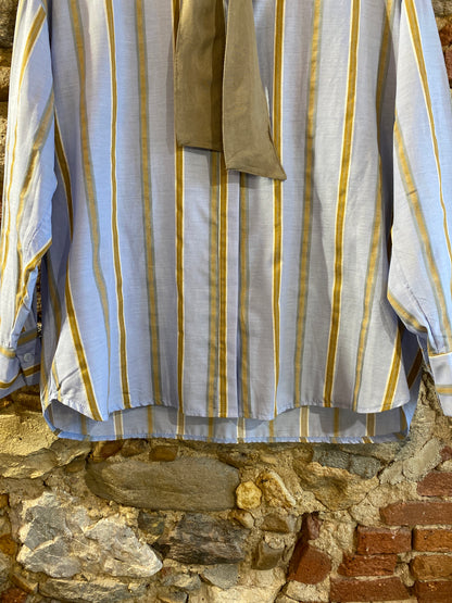 Camicia Karima azzurro camel