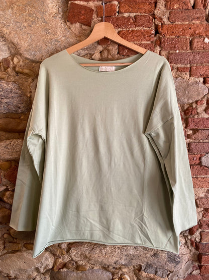 T-shirt Basic salvia chiaro