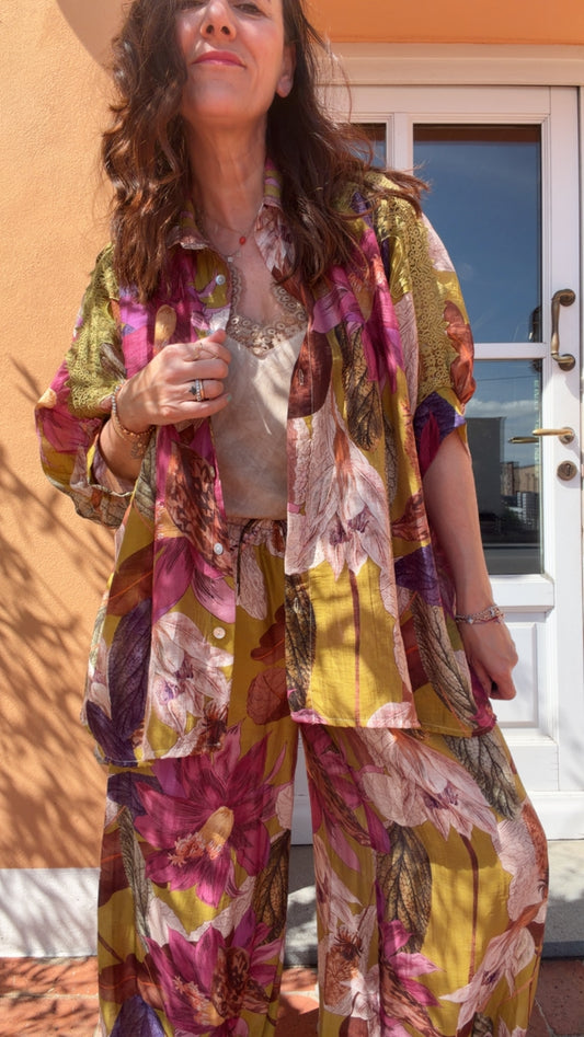 Camicia Iris multicolor
