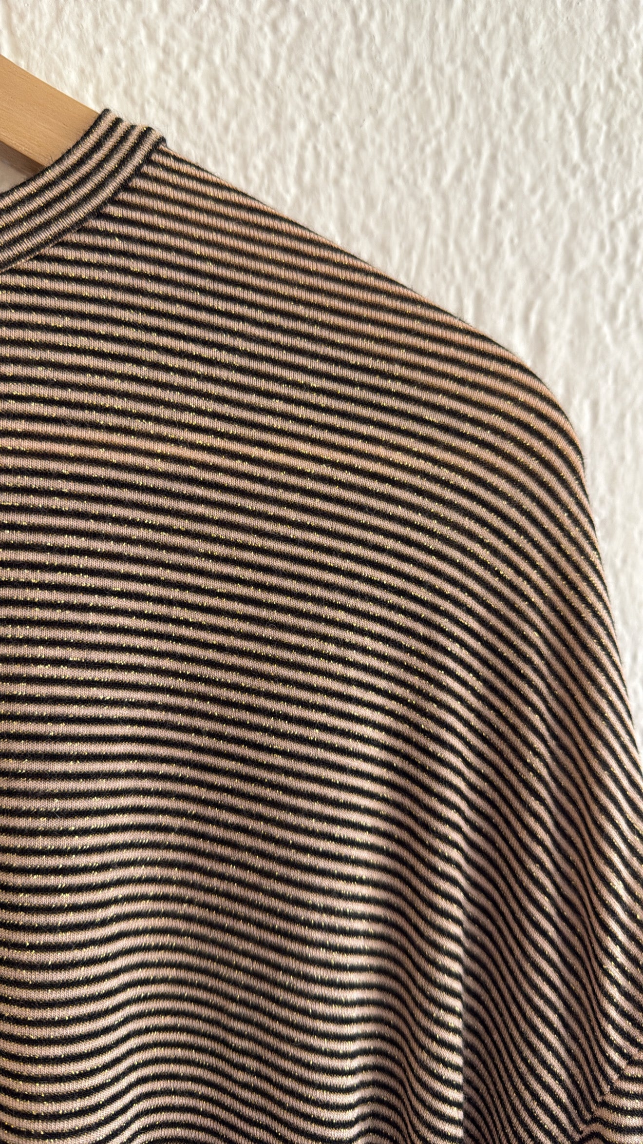 T-shirt Lula cacao riga nera