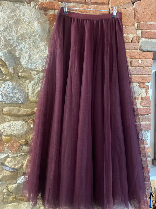 Gonna Soffio bordeaux