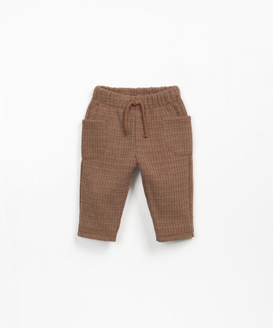 Pantaloni cotone a coste