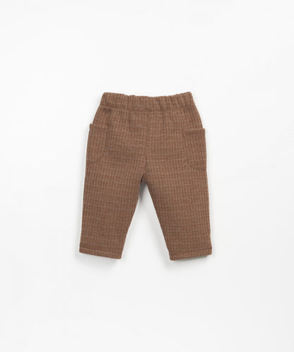 Pantaloni cotone a coste