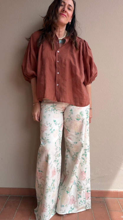 Camicia Delice terracotta