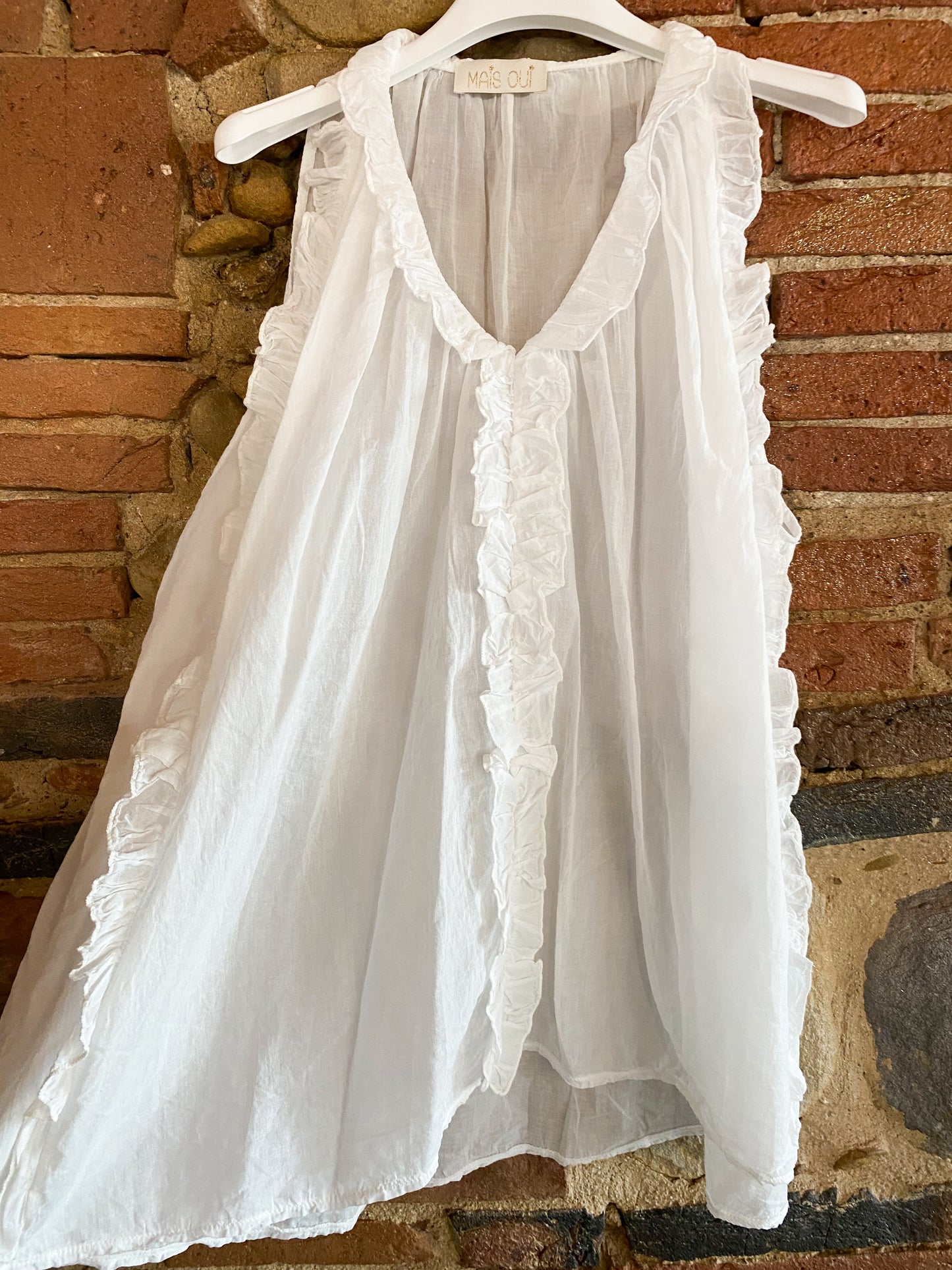 Top Enea cotone bianco