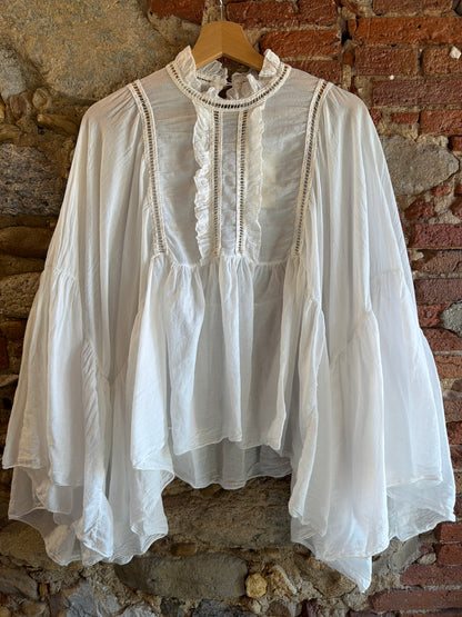 Blusa Butterfly white