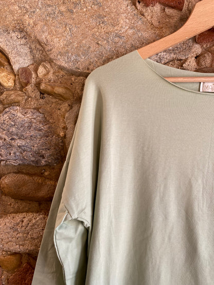 T-shirt Basic salvia chiaro