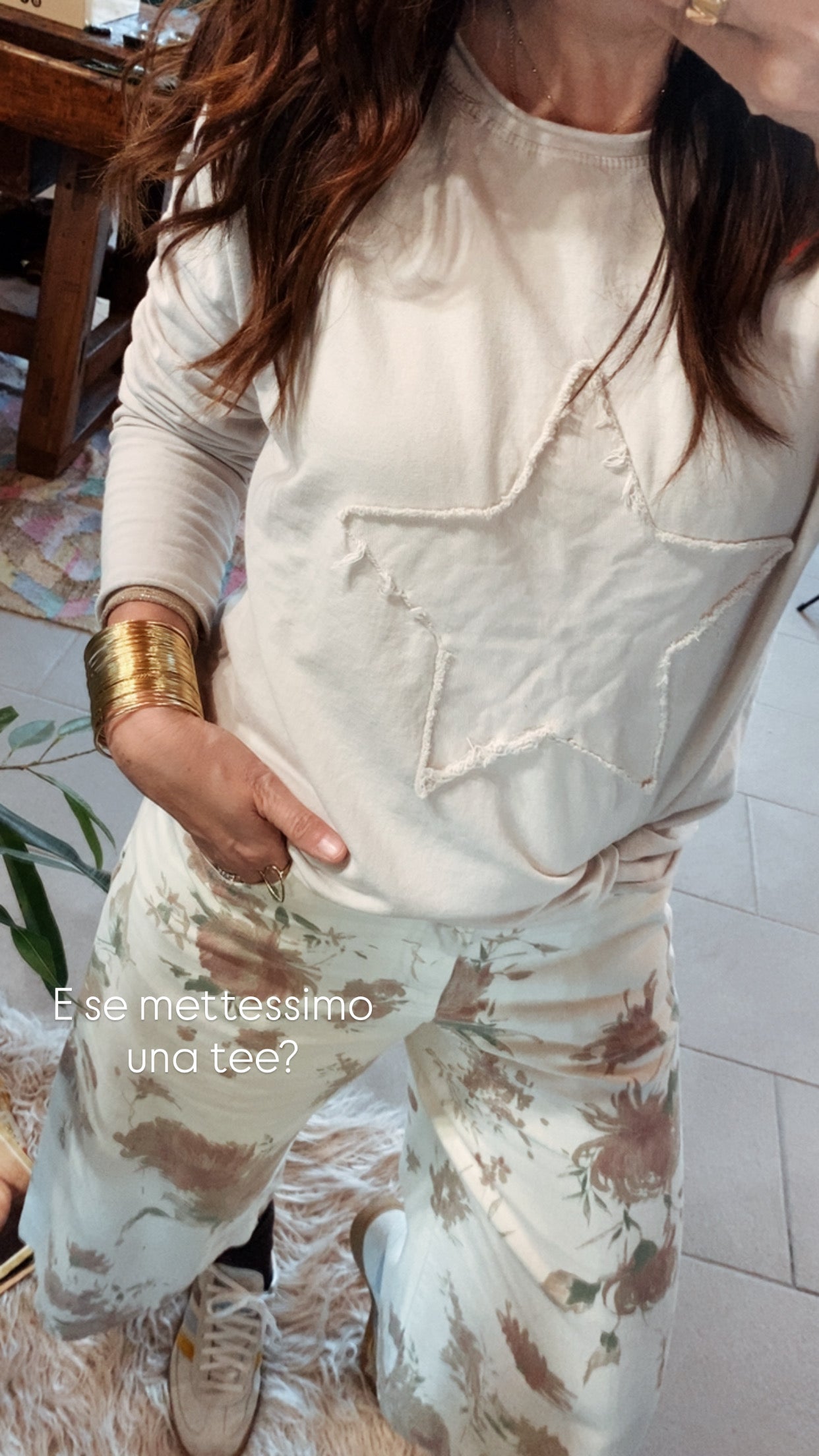 Pantalone Serafino Flower