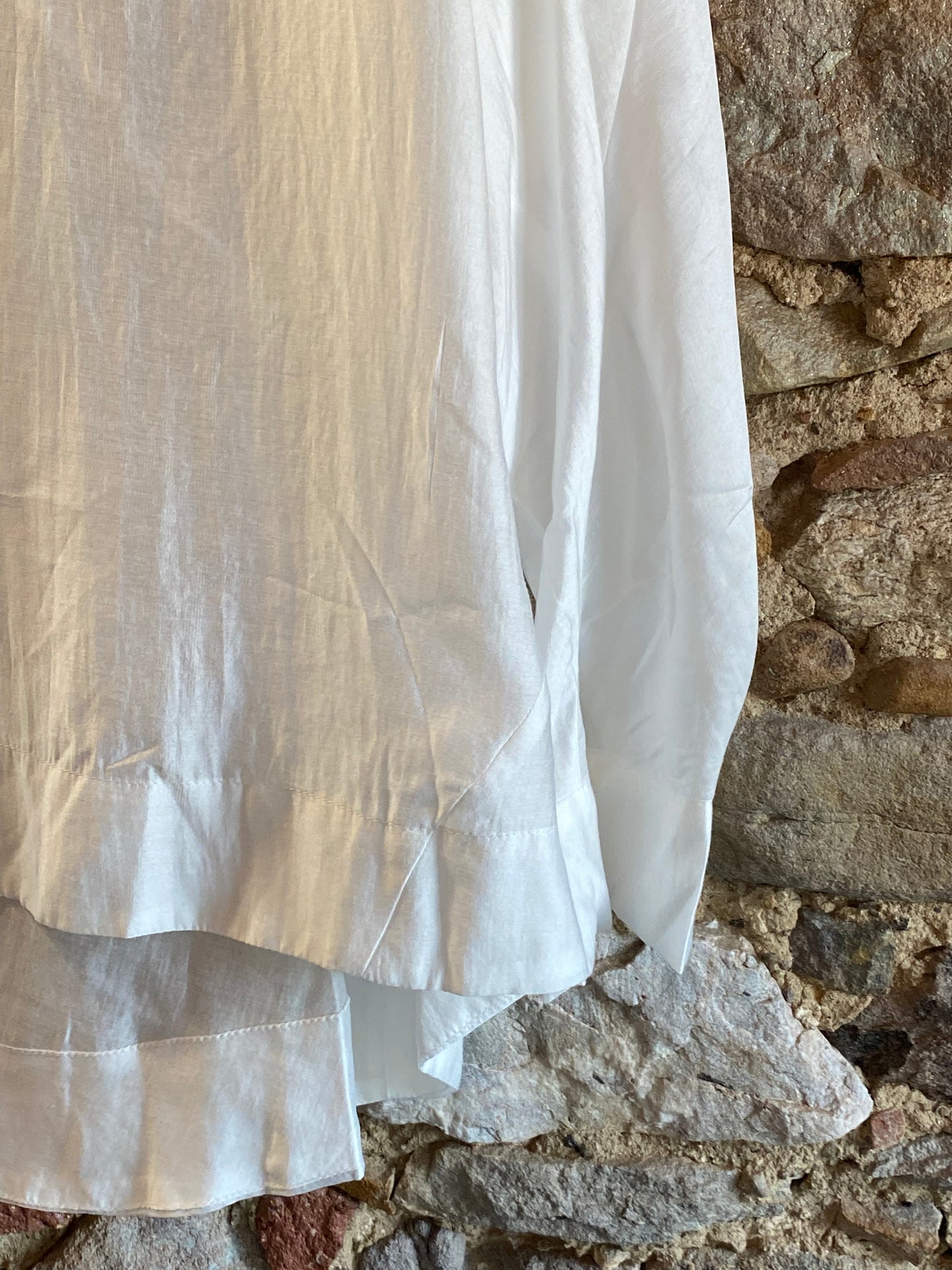 Camicia Apple in viscosa bianco