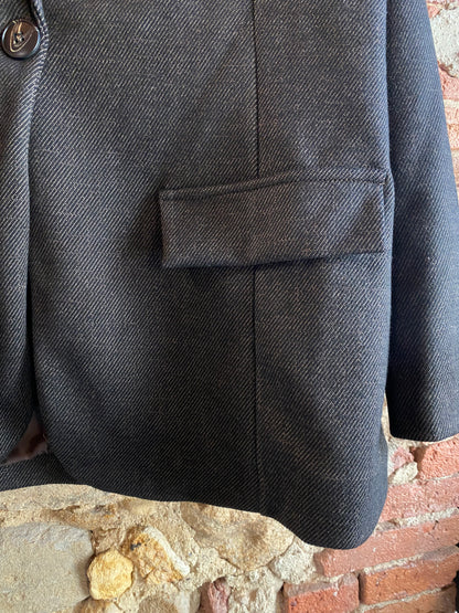 Giacca Virginia Spigata Dark Choco