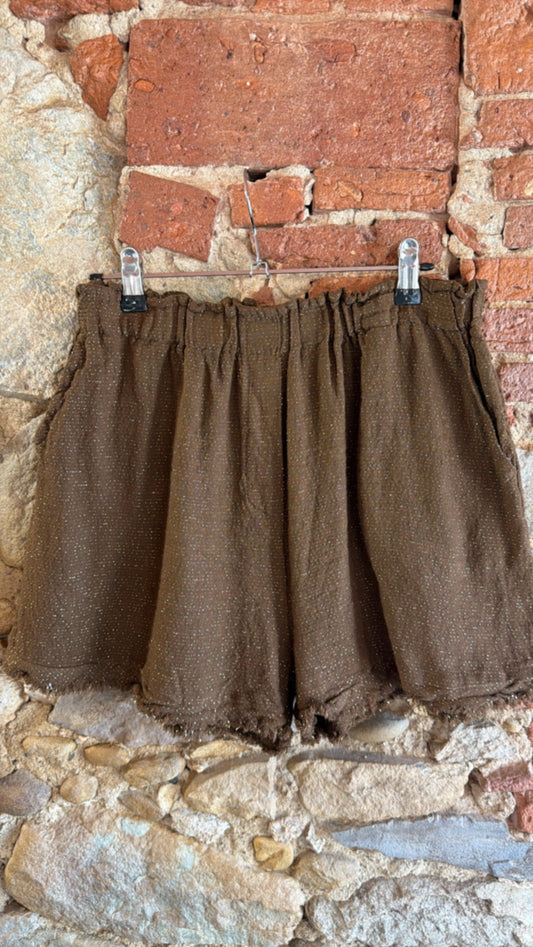 Short Deseo Glitter Choco