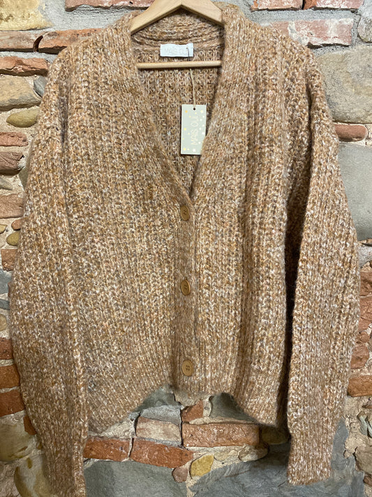 Cardigan Delfina camel