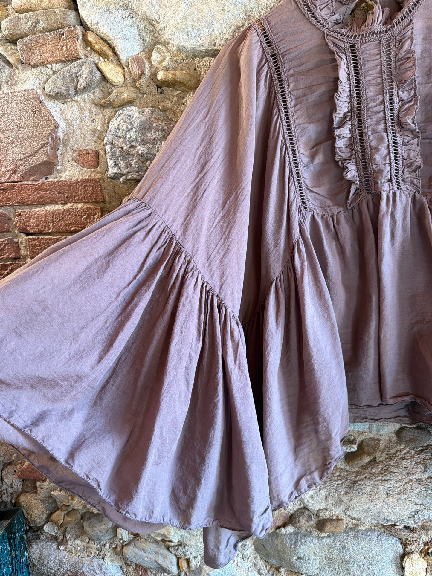 Blusa Laila Butterfly moka