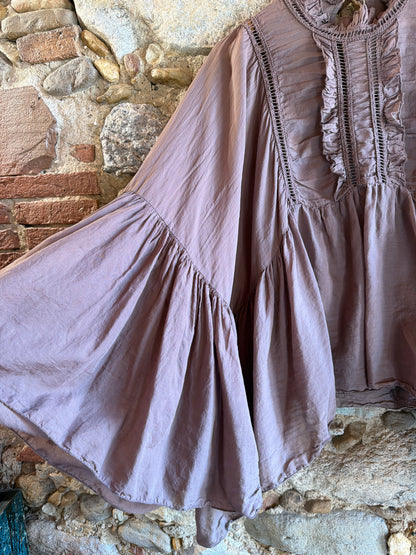 Blusa Laila Butterfly moka