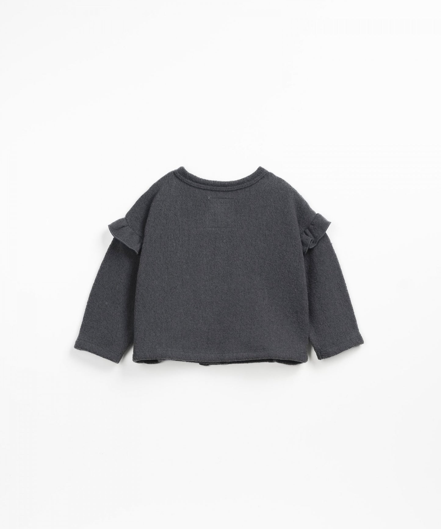Cardigan caldo cotone piombo
