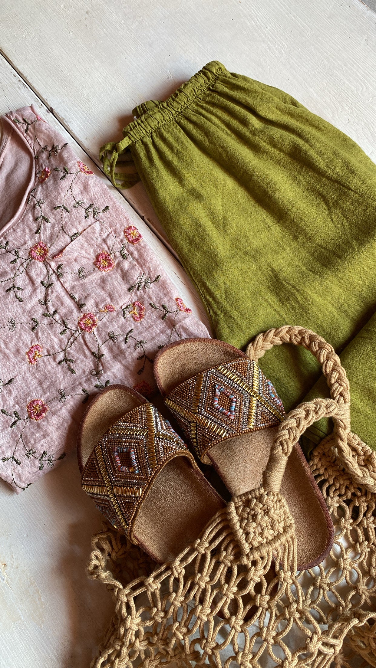 Ciabatta Clothè camel