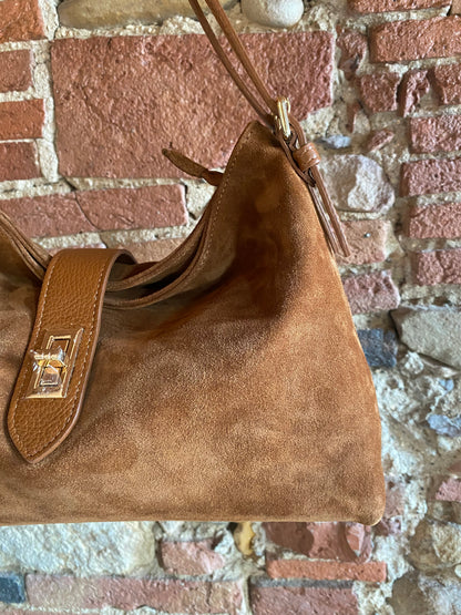 Borsa Libby camel