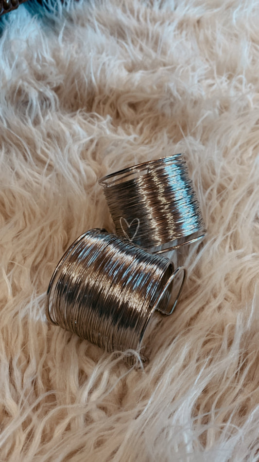 Bracciale filo argento