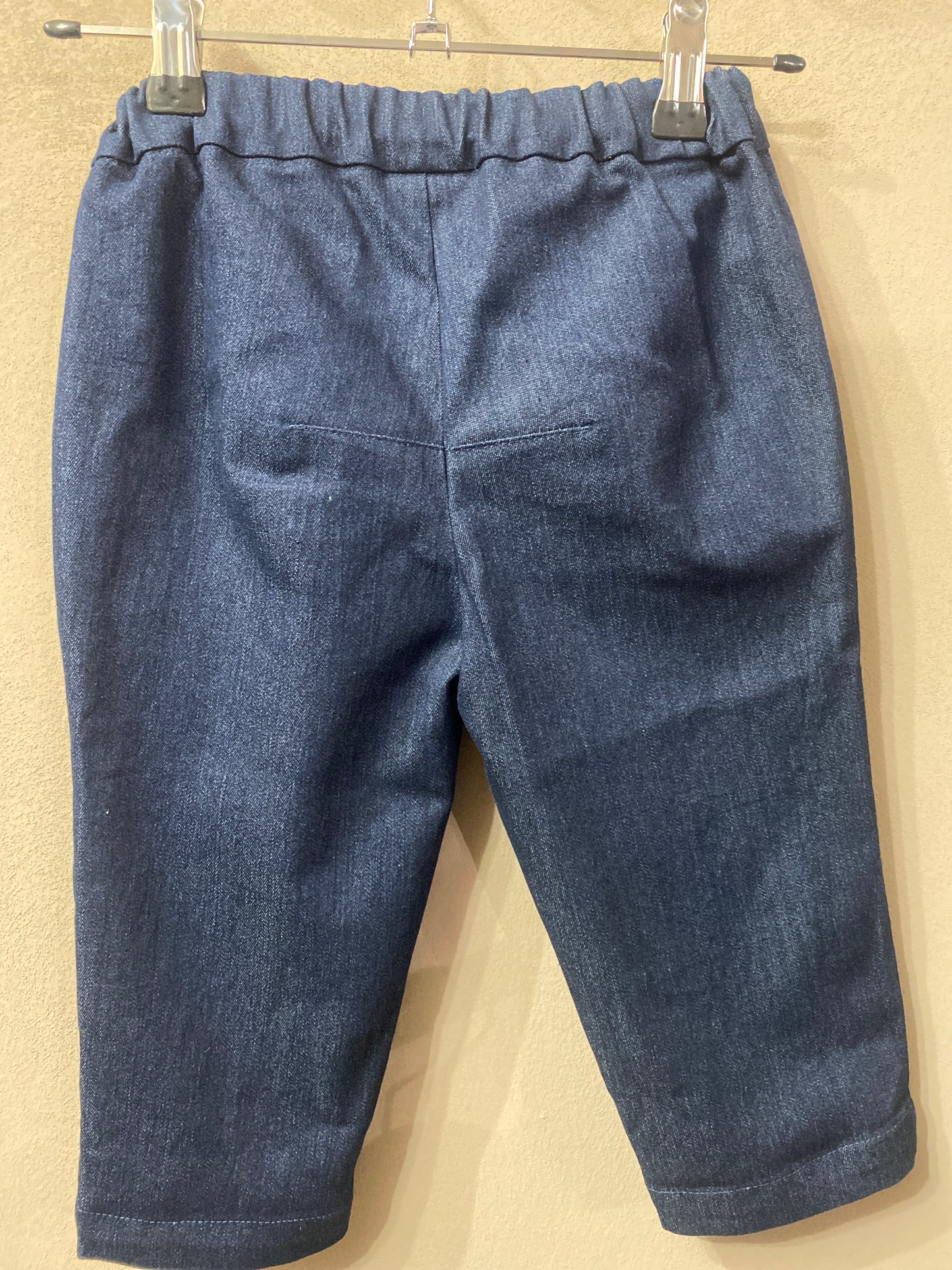 Pantaloni in denim colore blu