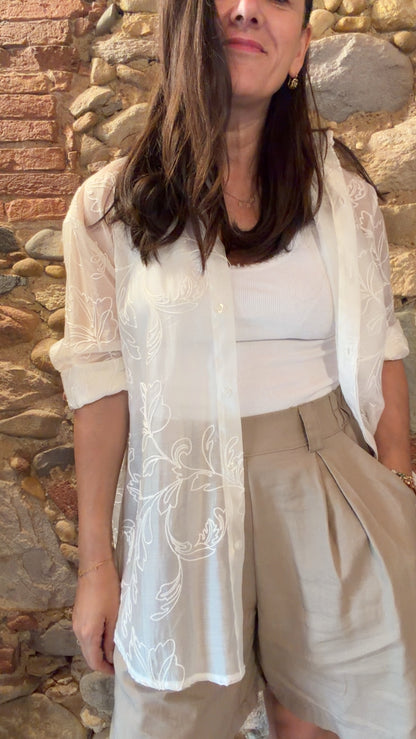 Camicia Eva milk