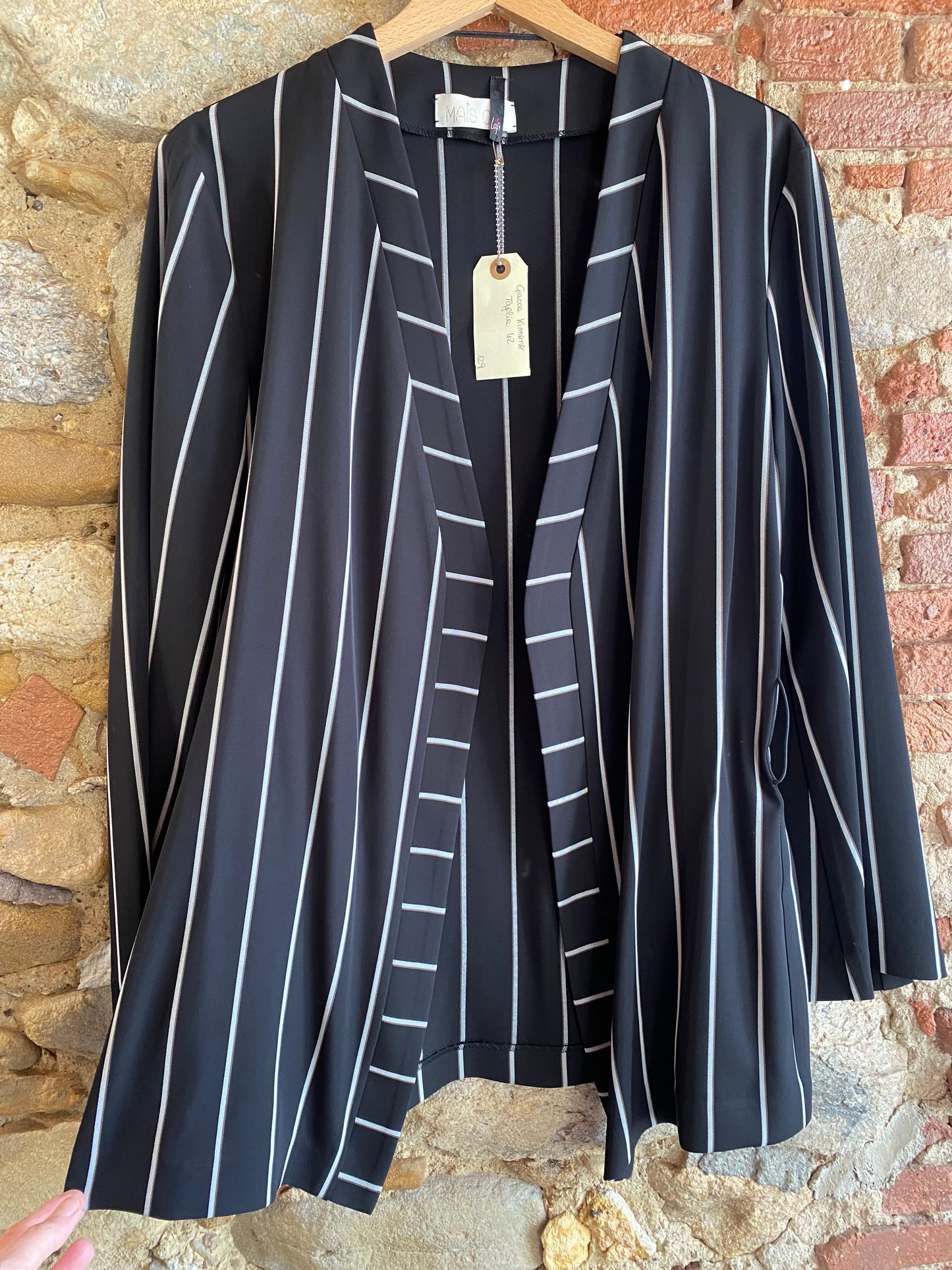 Blazer Gessy nero bianco