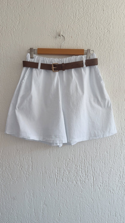 Pantaloncino Priam white