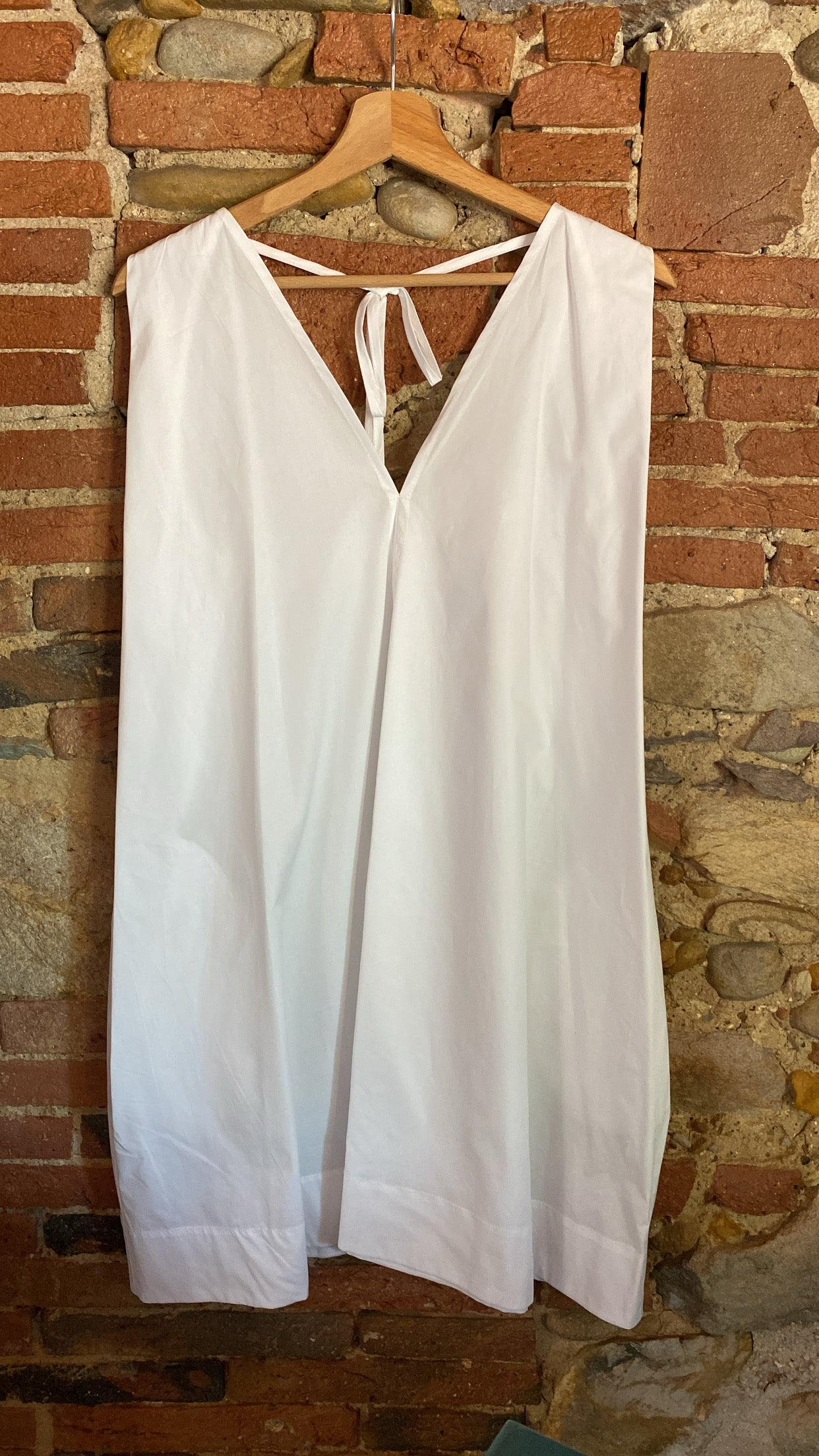 Abito trapezio bianco